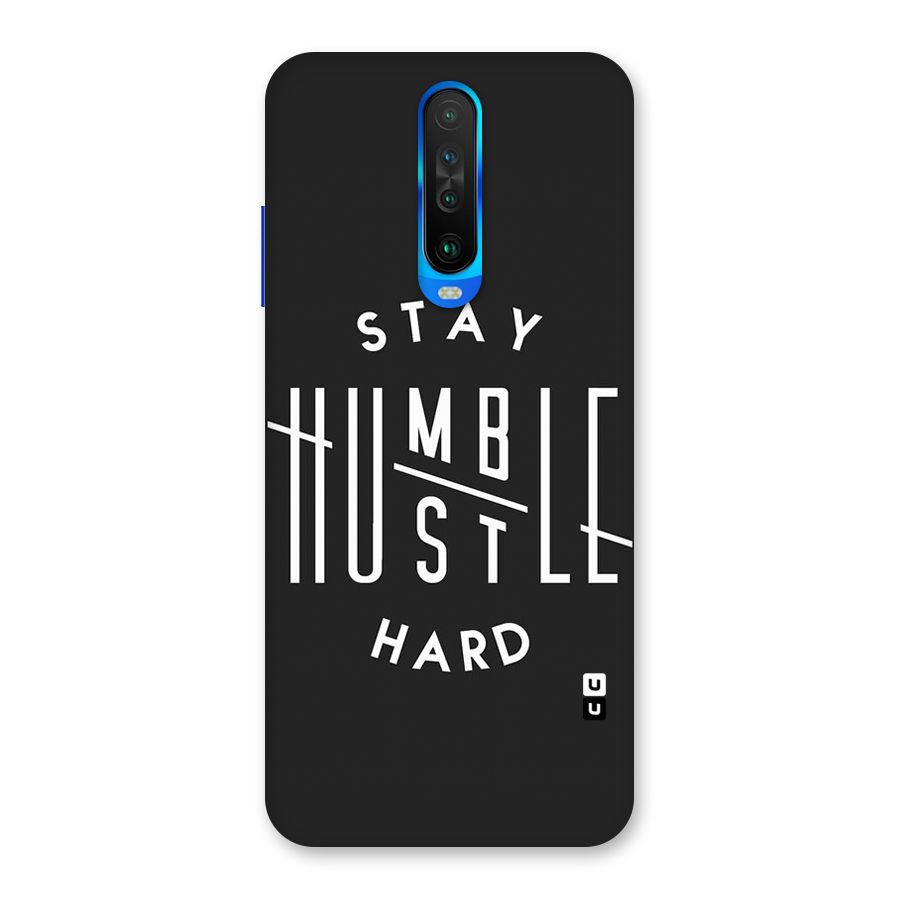 Hustle Hard Back Case for Poco X2