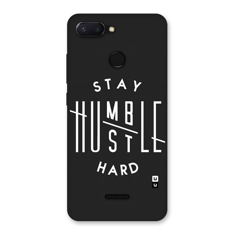 Hustle Hard Back Case for Redmi 6
