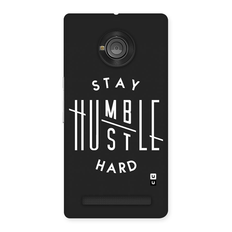 Hustle Hard Back Case for Yu Yunique
