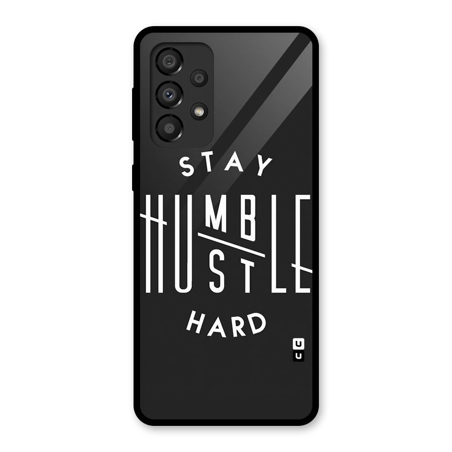 Hustle Hard Glass Back Case for Galaxy A33 5G