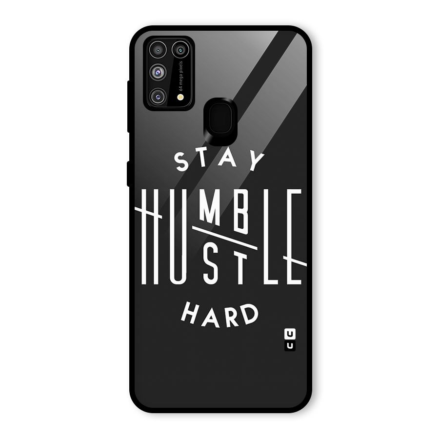 Hustle Hard Glass Back Case for Galaxy F41