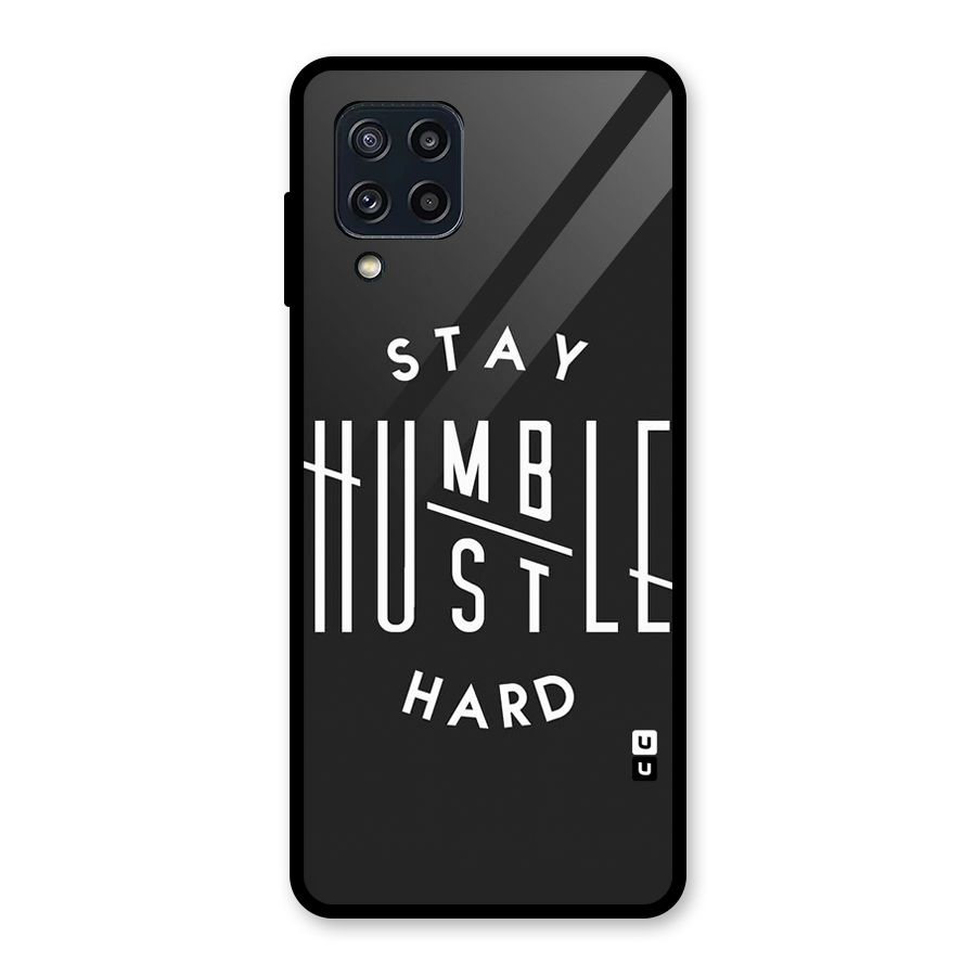 Hustle Hard Glass Back Case for Galaxy M32