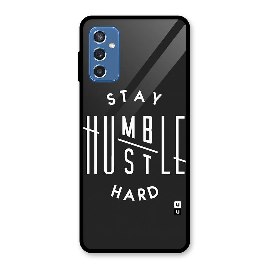 Hustle Hard Glass Back Case for Galaxy M52 5G
