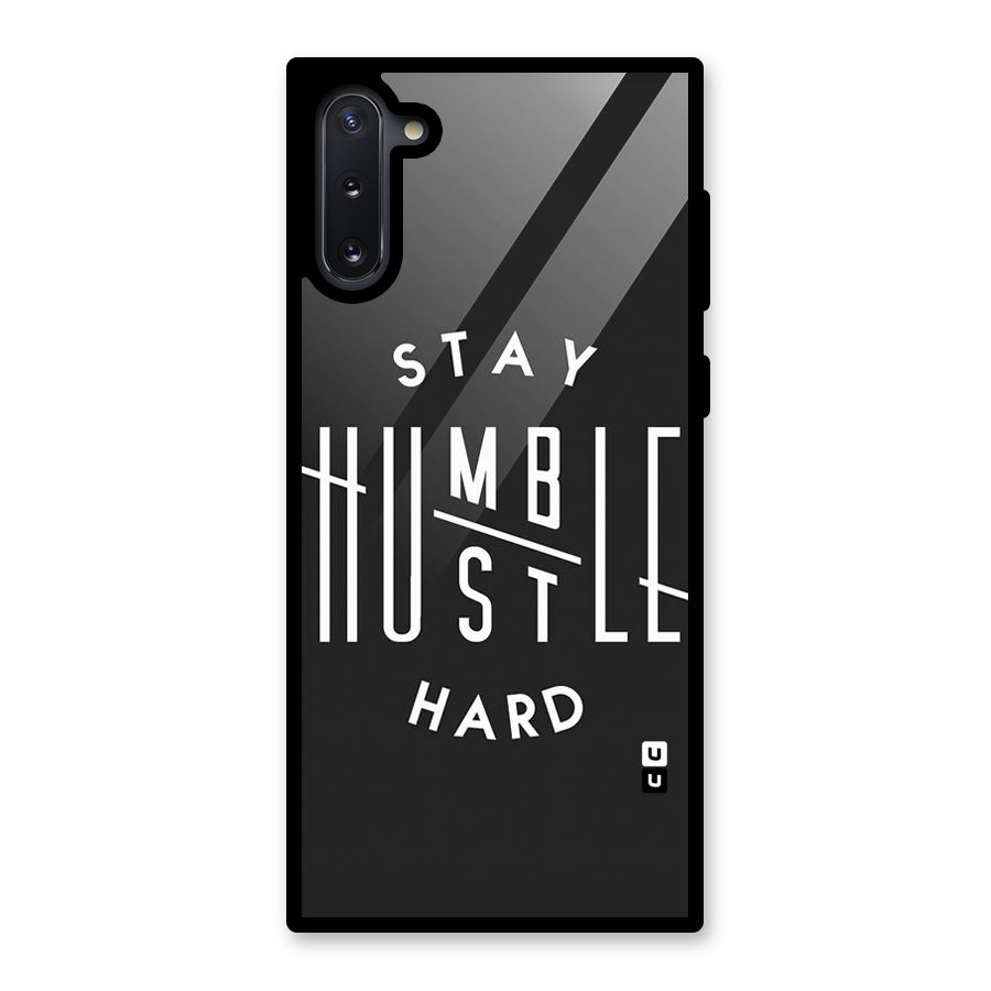 Hustle Hard Glass Back Case for Galaxy Note 10