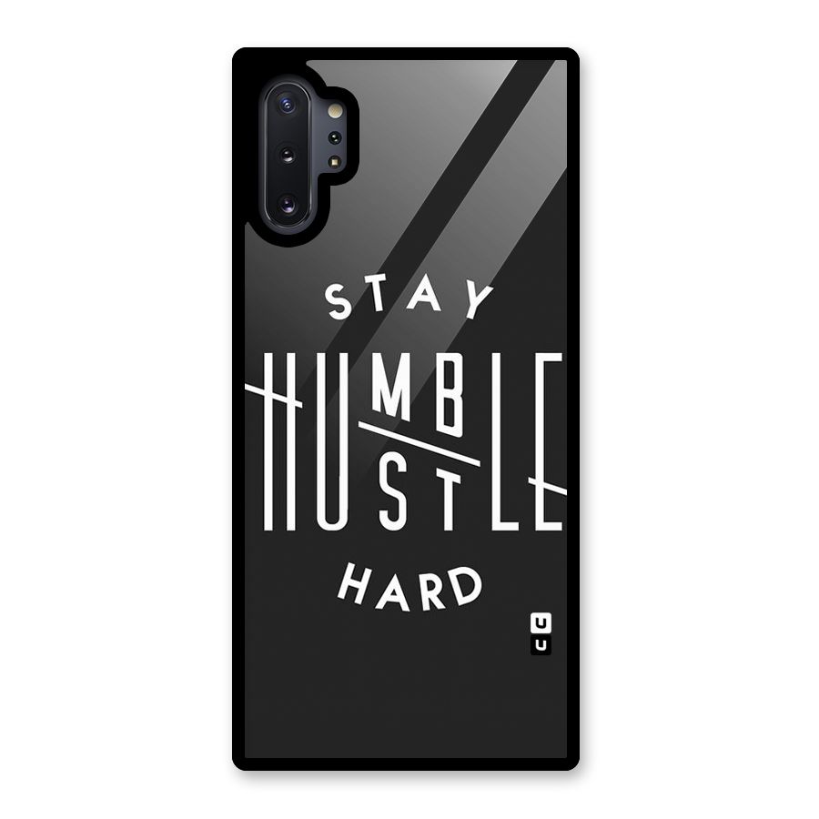 Hustle Hard Glass Back Case for Galaxy Note 10 Plus