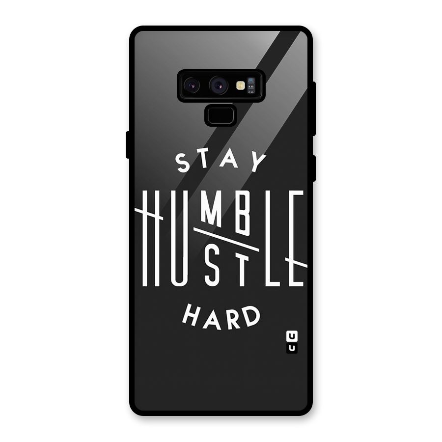 Hustle Hard Glass Back Case for Galaxy Note 9