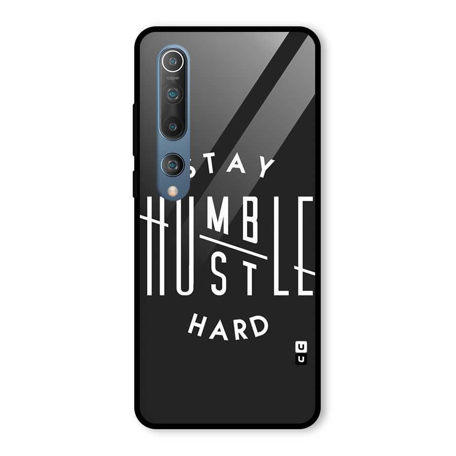 Hustle Hard Glass Back Case for Mi 10