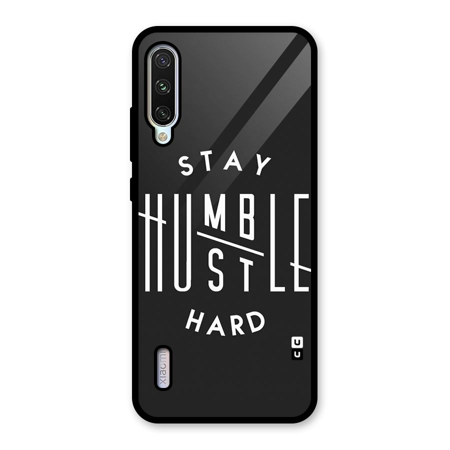 Hustle Hard Glass Back Case for Mi A3
