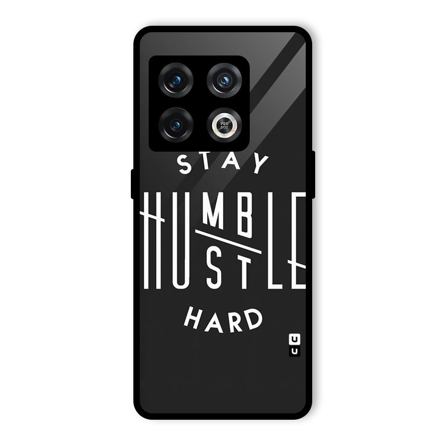 Hustle Hard Glass Back Case for OnePlus 10 Pro 5G
