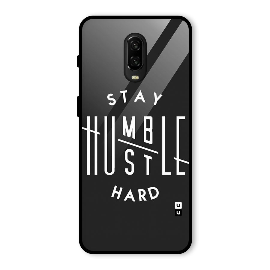 Hustle Hard Glass Back Case for OnePlus 6T