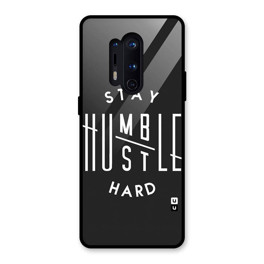Hustle Hard Glass Back Case for OnePlus 8 Pro