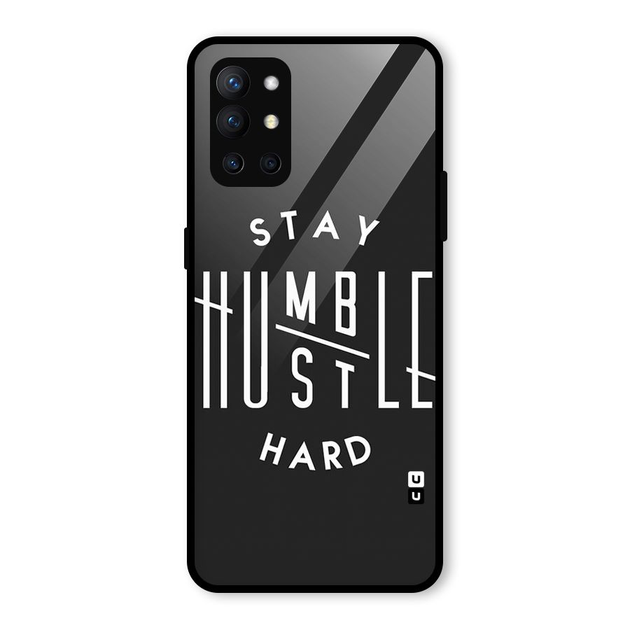 Hustle Hard Glass Back Case for OnePlus 9R
