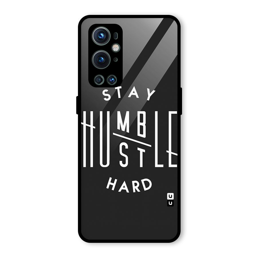 Hustle Hard Glass Back Case for OnePlus 9 Pro