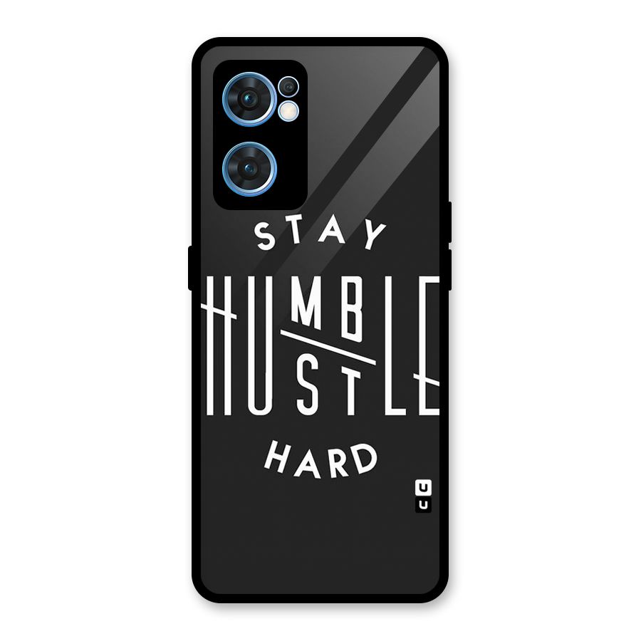 Hustle Hard Glass Back Case for Oppo Reno7 5G