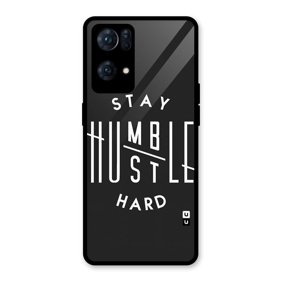 Hustle Hard Glass Back Case for Oppo Reno7 Pro 5G
