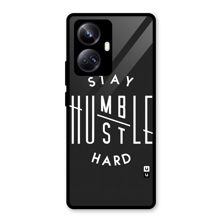 Hustle Hard Glass Back Case for Realme 10 Pro Plus