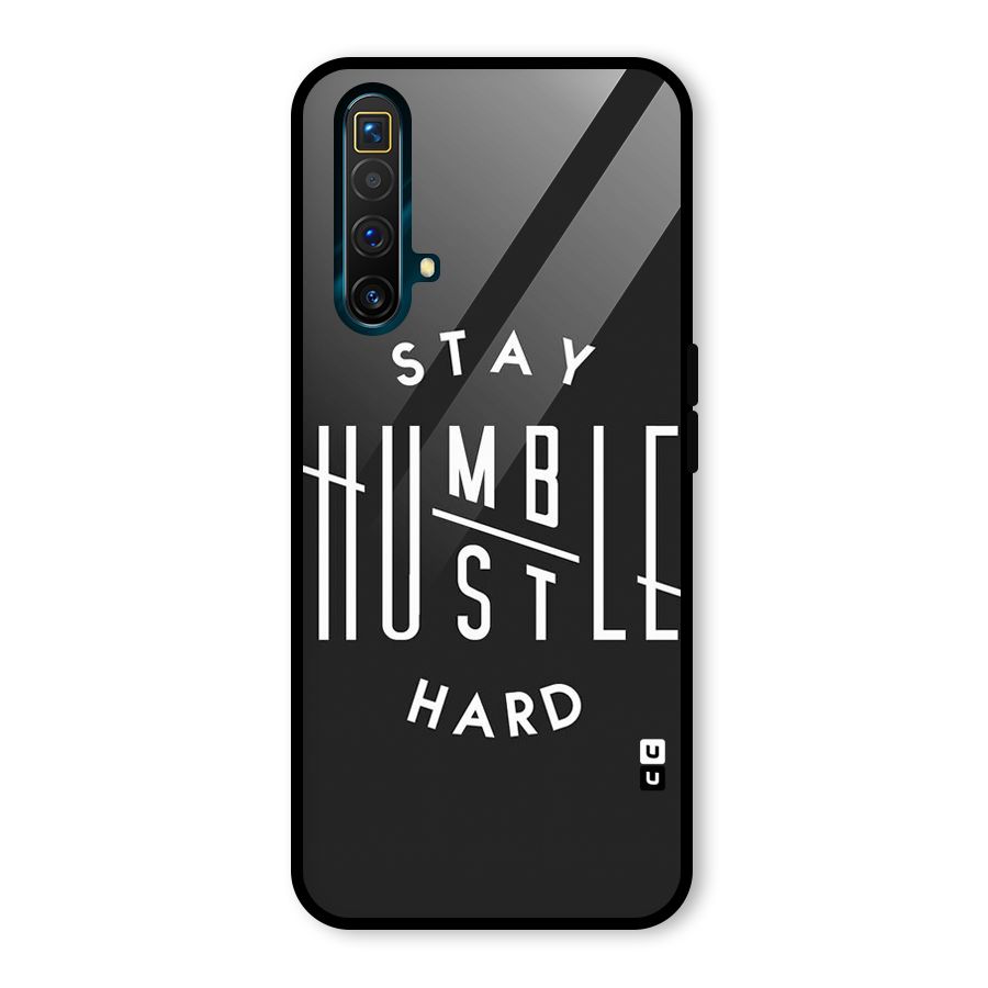 Hustle Hard Glass Back Case for Realme X3