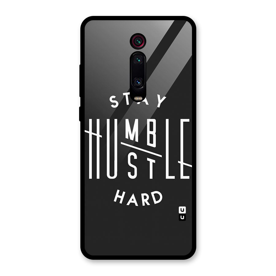 Hustle Hard Glass Back Case for Redmi K20 Pro