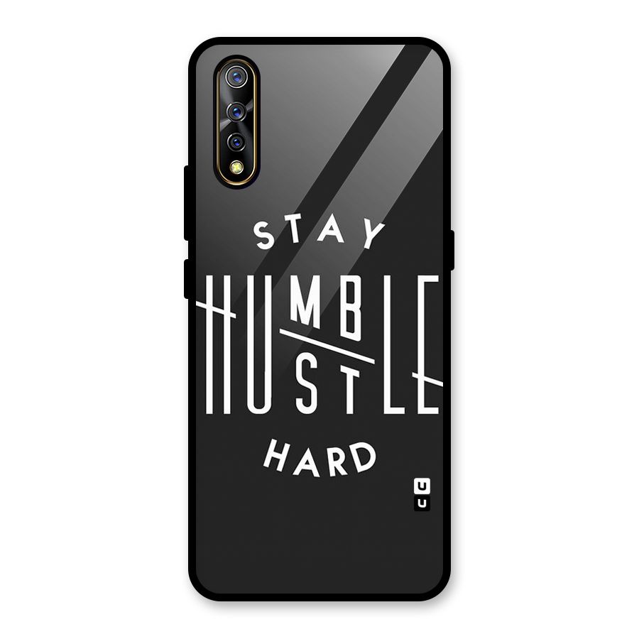 Hustle Hard Glass Back Case for Vivo S1