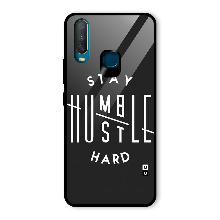 Hustle Hard Glass Back Case for Vivo U10