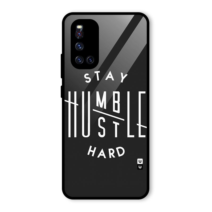 Hustle Hard Glass Back Case for Vivo V19