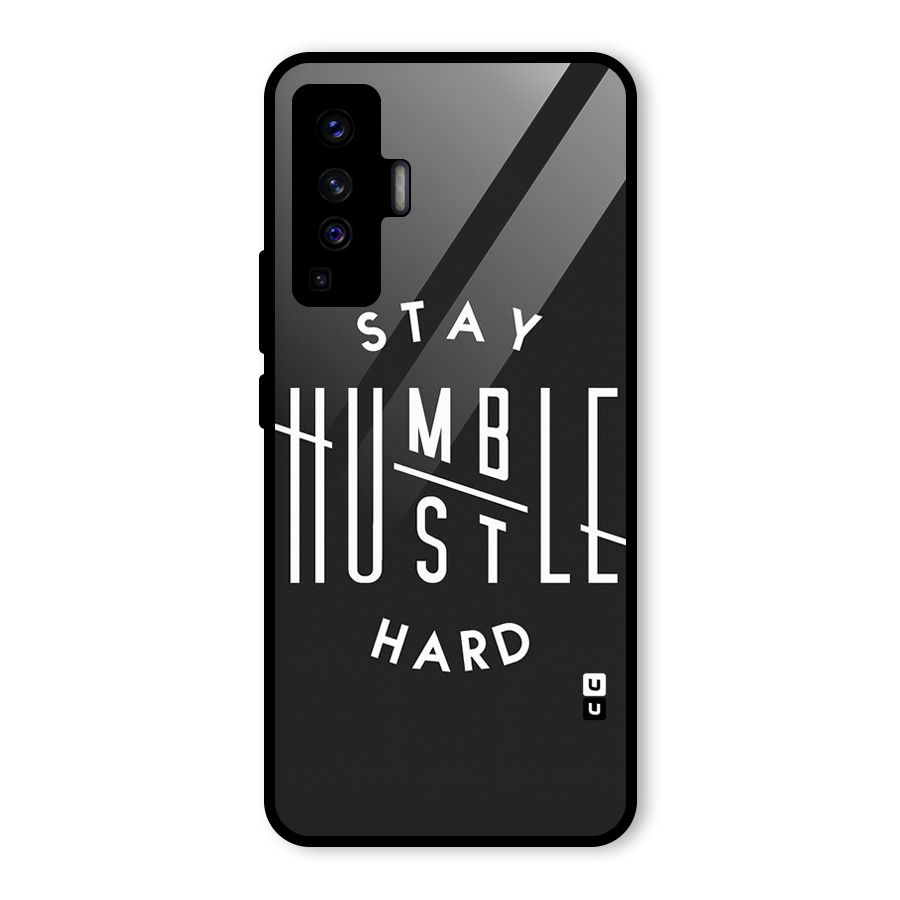 Hustle Hard Glass Back Case for Vivo X50