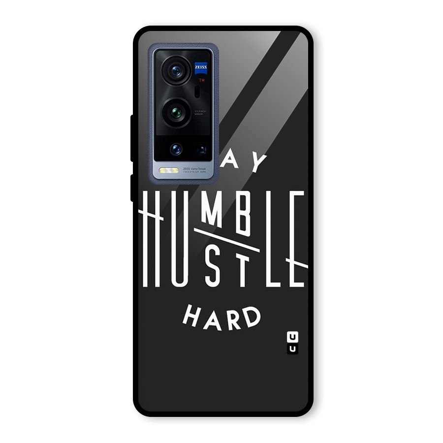 Hustle Hard Glass Back Case for Vivo X60 Pro Plus