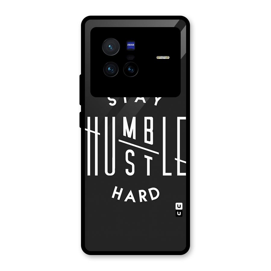 Hustle Hard Glass Back Case for Vivo X80