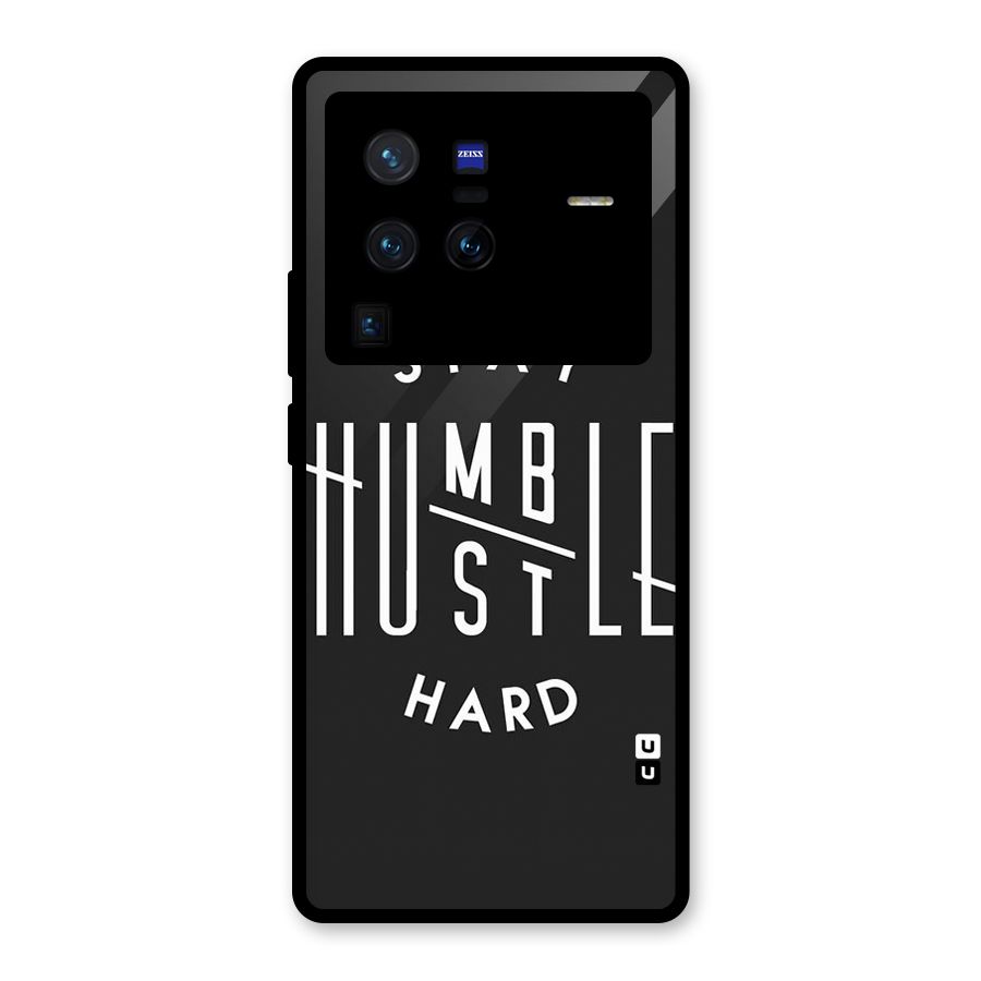 Hustle Hard Glass Back Case for Vivo X80 Pro