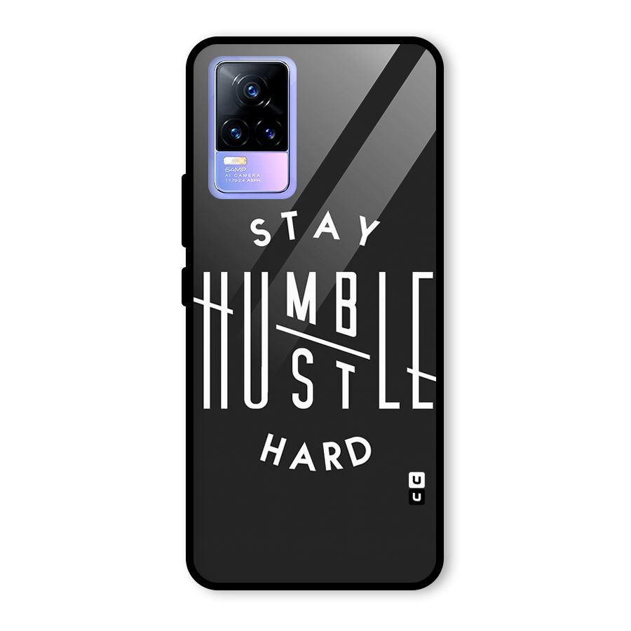Hustle Hard Glass Back Case for Vivo Y73