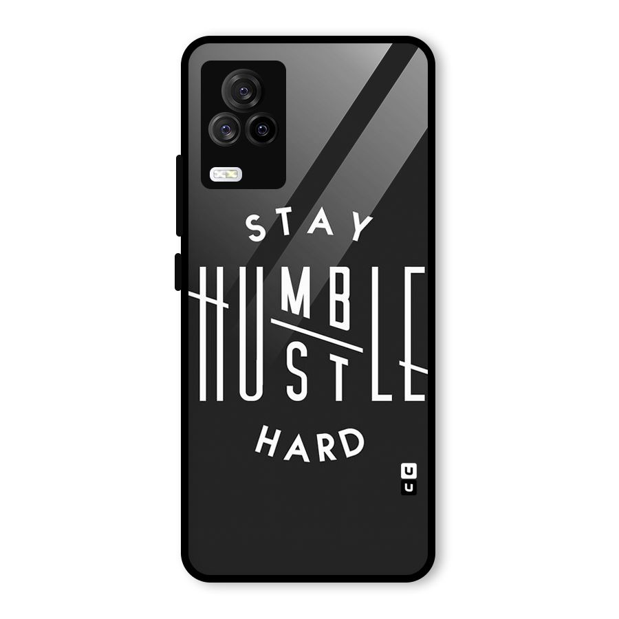 Hustle Hard Glass Back Case for Vivo iQOO 7 Legend 5G