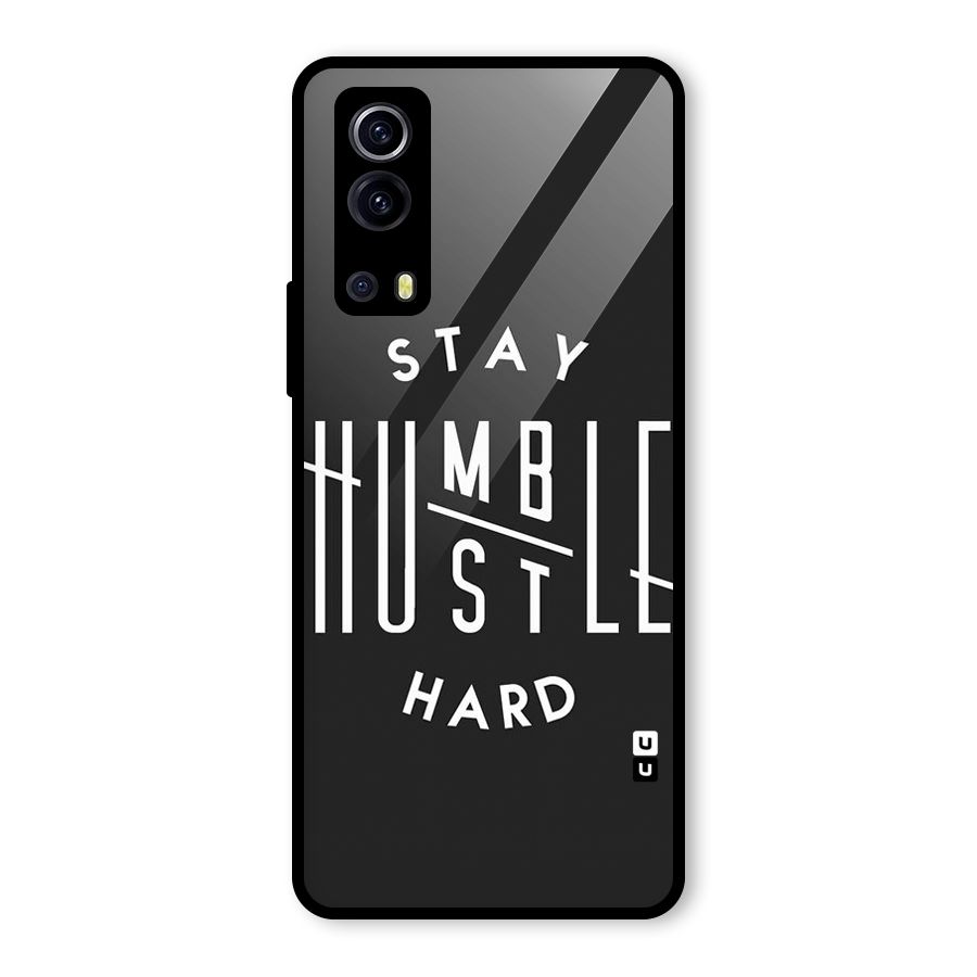 Hustle Hard Glass Back Case for Vivo iQOO Z3