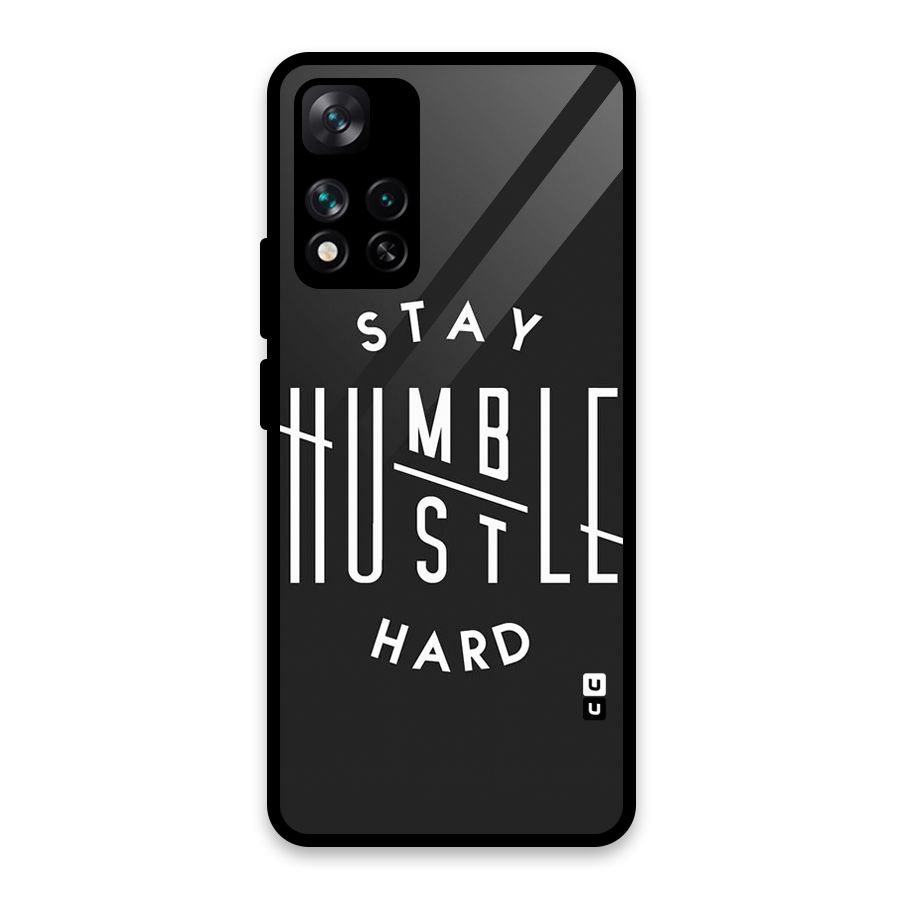 Hustle Hard Glass Back Case for Xiaomi 11i HyperCharge 5G