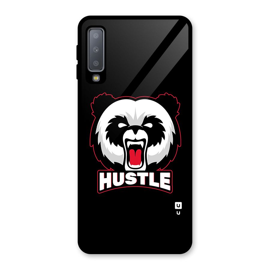 Hustle Panda Glass Back Case for Galaxy A7 (2018)