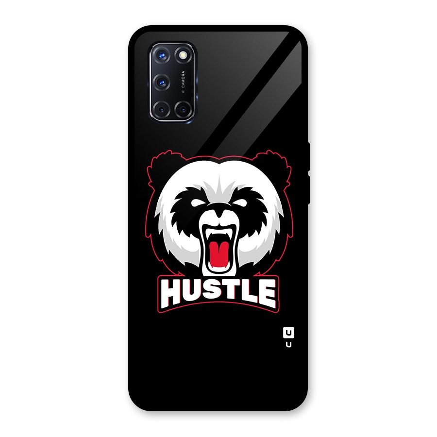 Hustle Panda Glass Back Case for Oppo A52