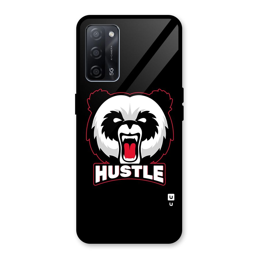 Hustle Panda Glass Back Case for Oppo A53s 5G