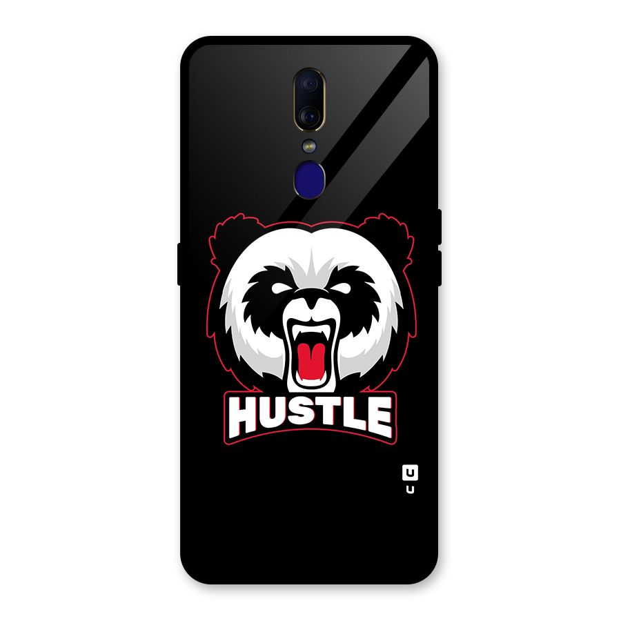 Hustle Panda Glass Back Case for Oppo F11