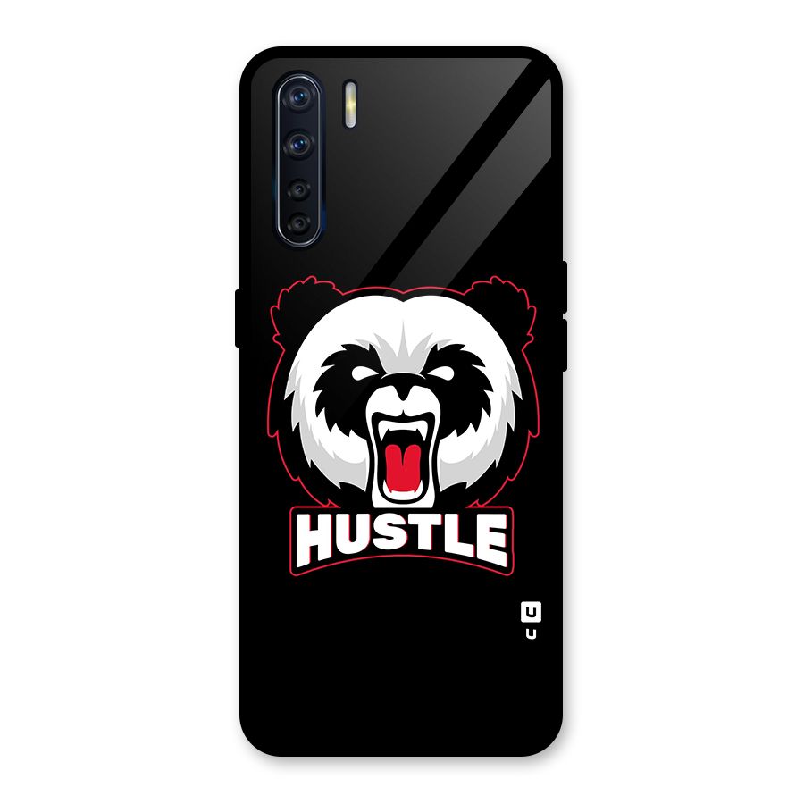 Hustle Panda Glass Back Case for Oppo F15