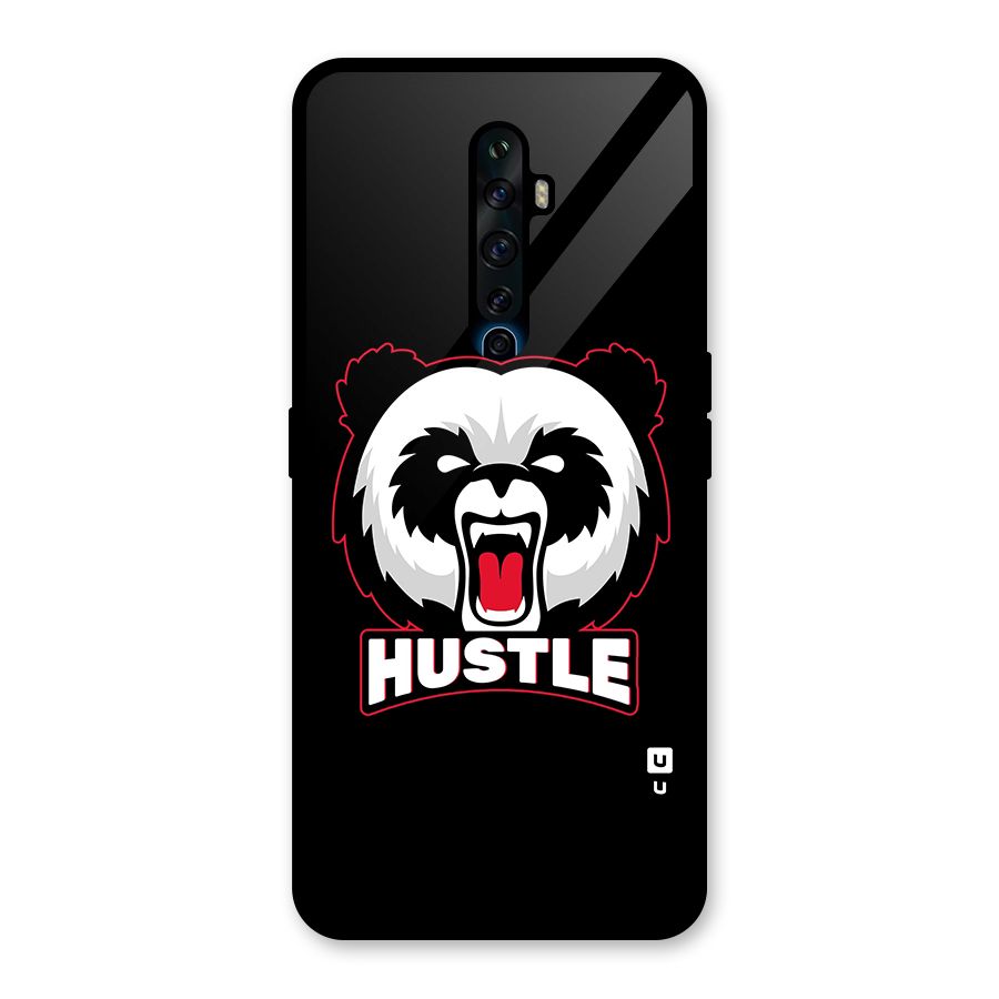 Hustle Panda Glass Back Case for Oppo Reno2 F