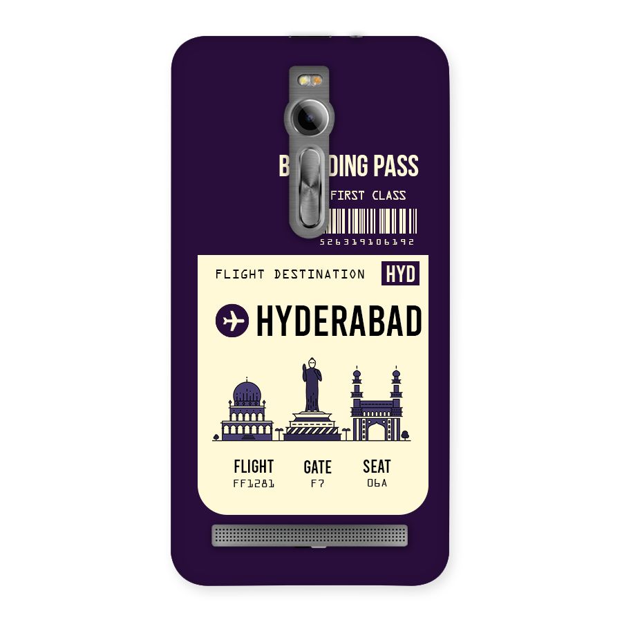 Hyderabad Boarding Pass Back Case for Asus Zenfone 2