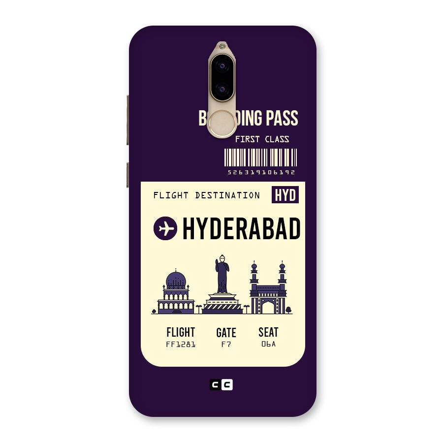Hyderabad Boarding Pass Back Case for Honor 9i