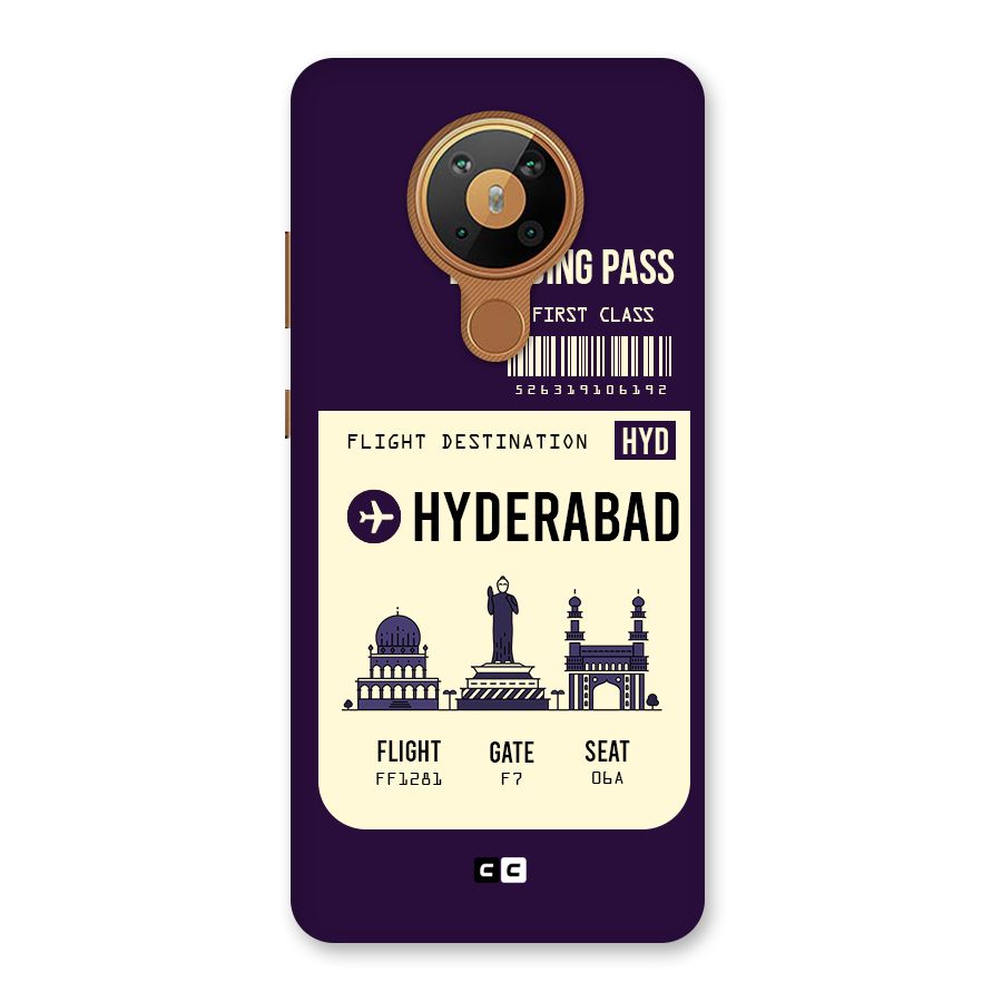 Hyderabad Boarding Pass Back Case for Nokia 5.3