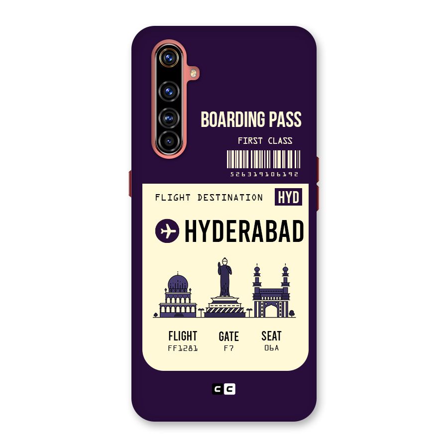 Hyderabad Boarding Pass Back Case for Realme X50 Pro