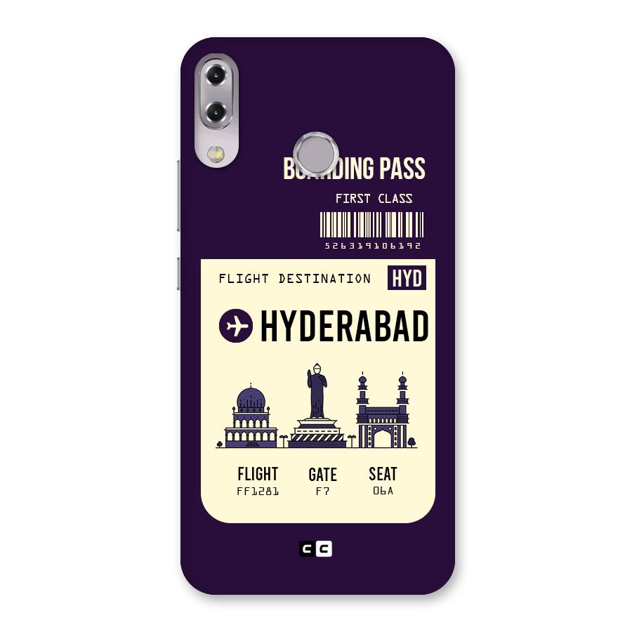 Hyderabad Boarding Pass Back Case for Zenfone 5Z