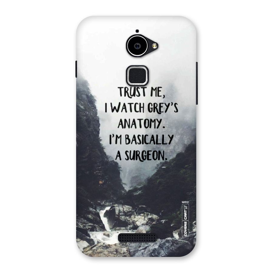 I Am A Surgeon Back Case for Coolpad Note 3 Lite