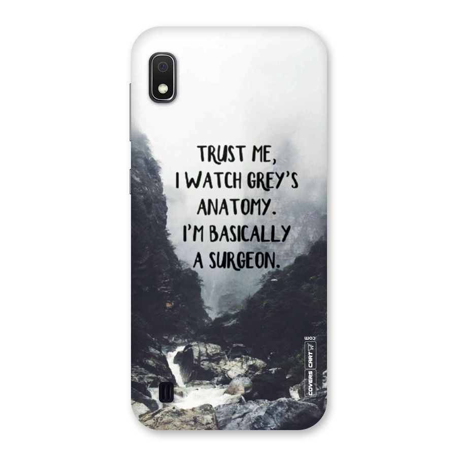 I Am A Surgeon Back Case for Galaxy A10