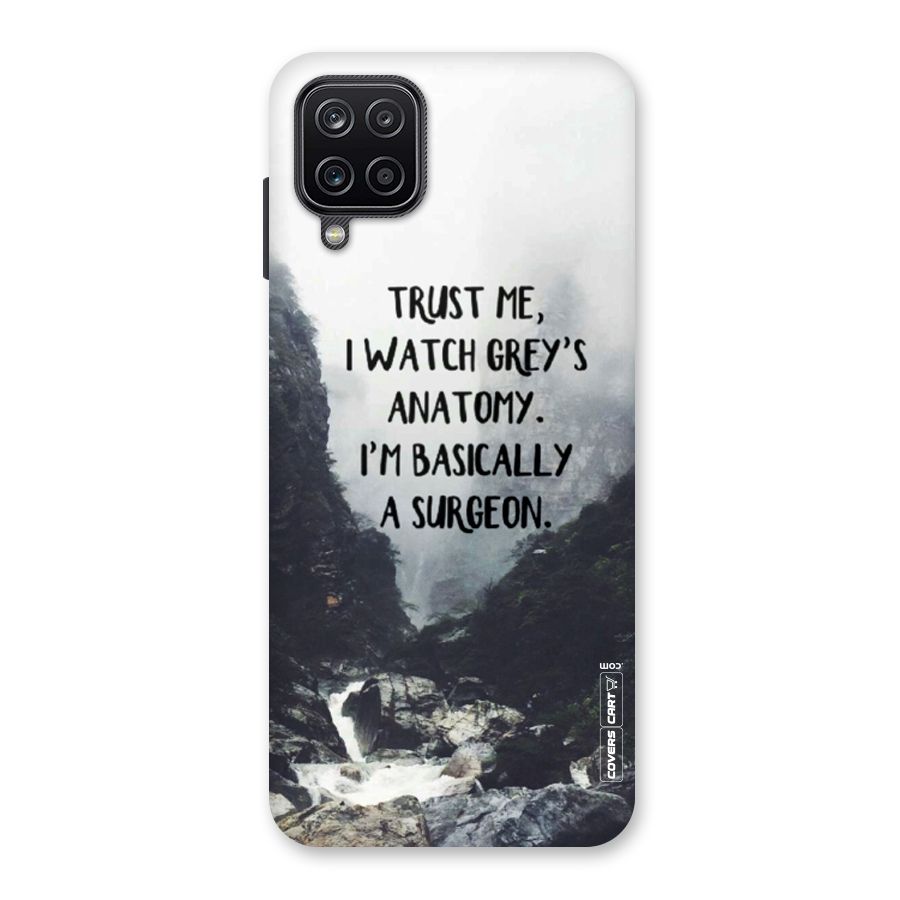 I Am A Surgeon Back Case for Galaxy A12