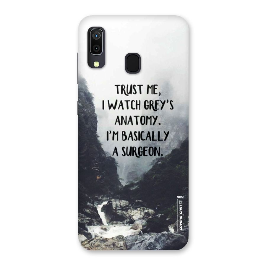 I Am A Surgeon Back Case for Galaxy A30