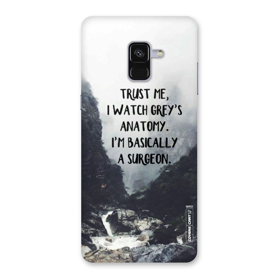 I Am A Surgeon Back Case for Galaxy A8 Plus