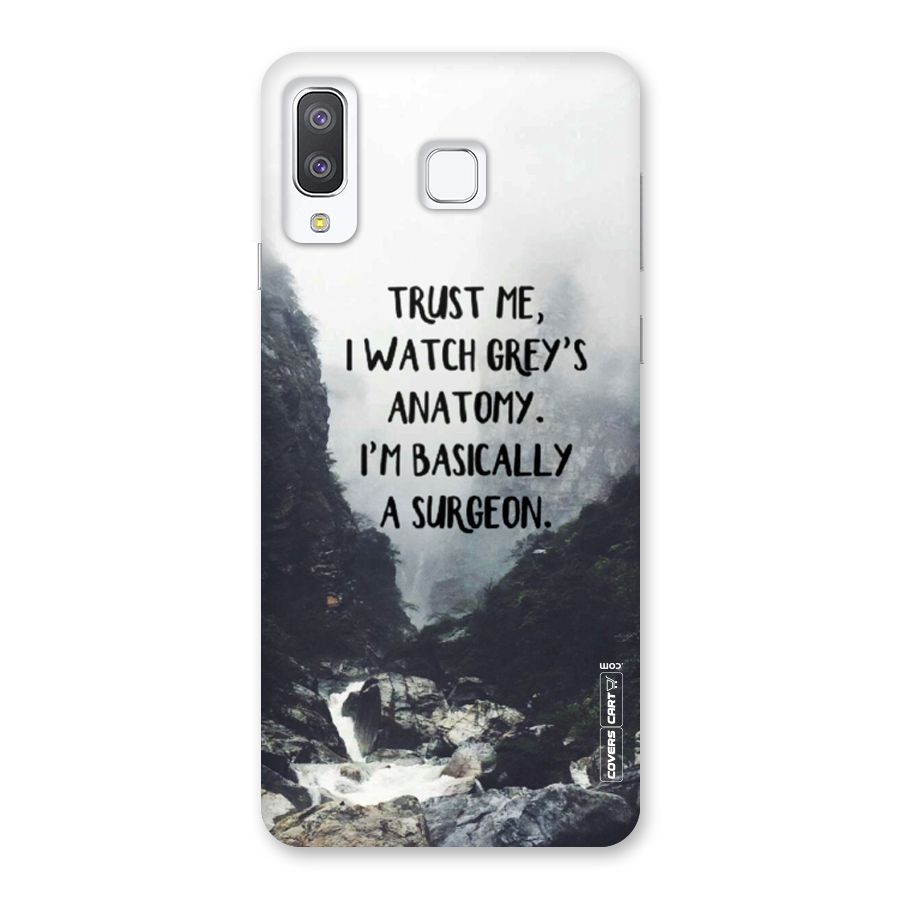 I Am A Surgeon Back Case for Galaxy A8 Star